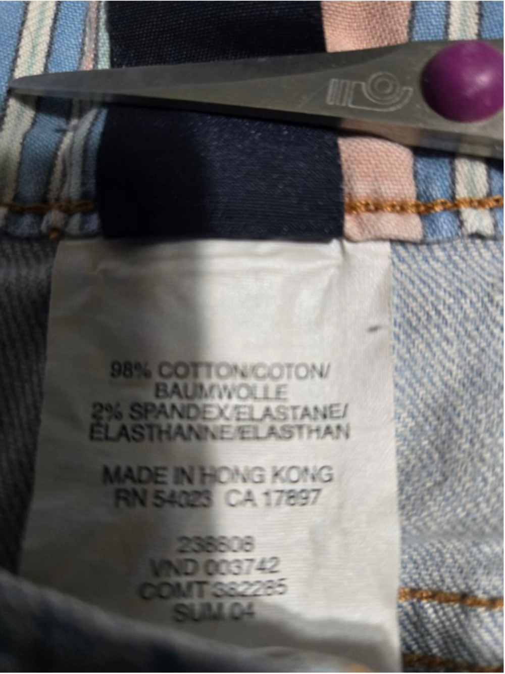 Women's GAP Light Wash Denim Wide Leg Capris Size 6 - Picture 12 of 13